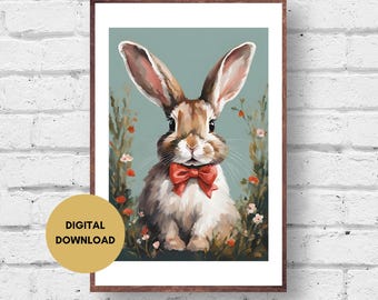 Osterhase, Osterhase, Ostergeschenk, Osterbild, Osterhase, Ostergeschenk, Osterhase, Ostergeschenk, Kinderzimmer Dekor, Kinderzimmer Dekor