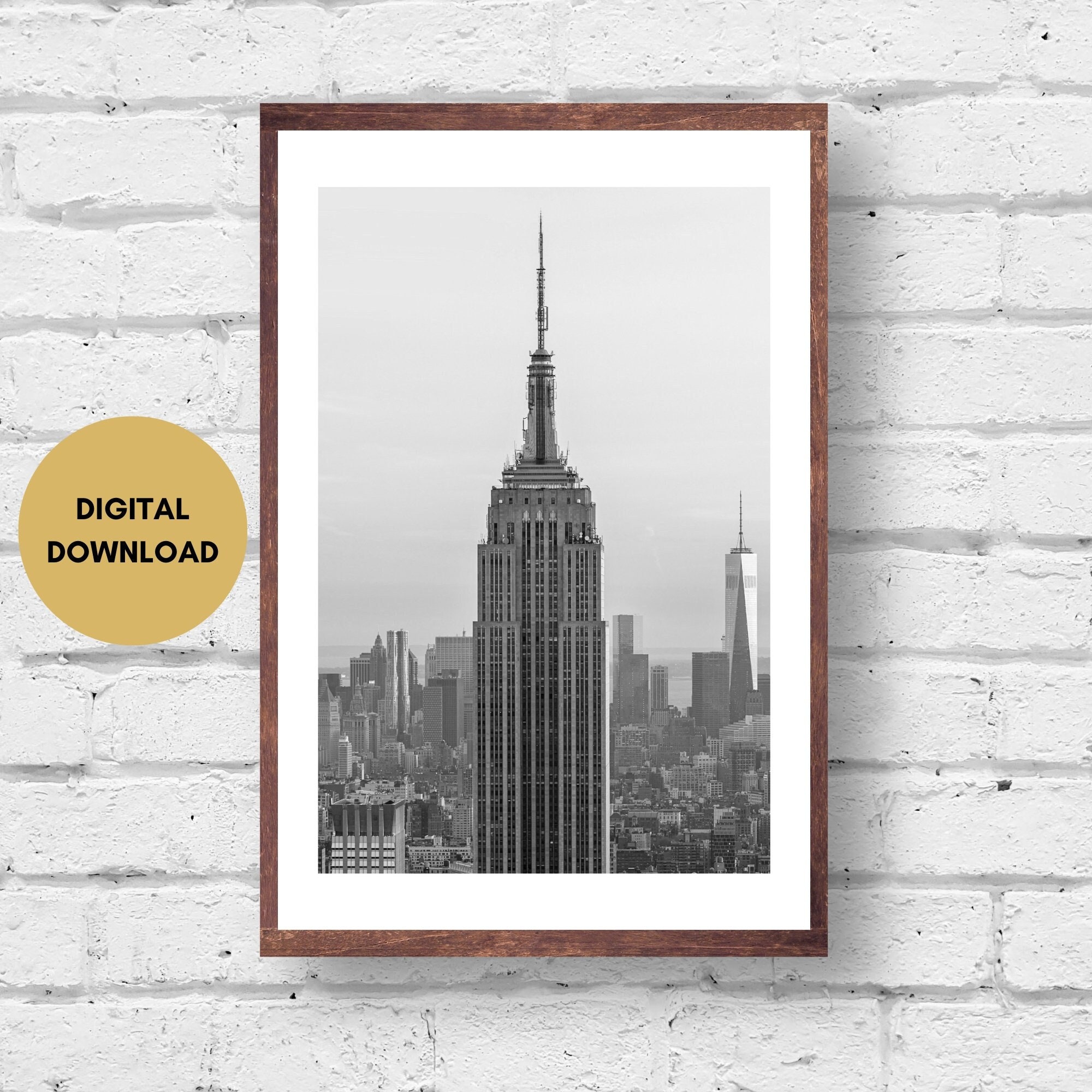 Empire State Poster - Etsy