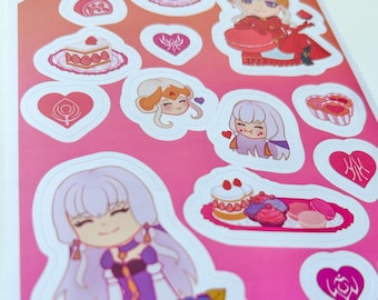 Fire Emblem Edelgard Lysithea Sticker Sheet (4x6)