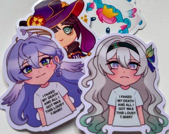 Genshin Impact & Honkai Star Rail Stickers