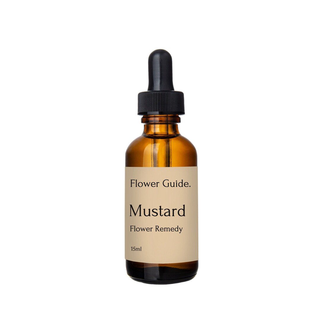 Mustard Bach Flower Remedy Your Natural Mood Booster Etsy