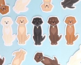 Labrador Die Cut Sticker | Cute Dog Breed Die Cut Sticker | Labrador Dog Lover Gift