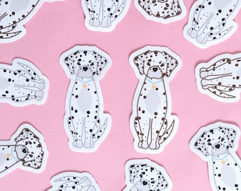 Dalmatian Die Cut Sticker | Cute Dog Breed Die Cut Sticker | Dog Lover Gift