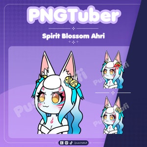 Spirit Blossom Ahri PNGTuber // for Twitch, Discord, Youtube