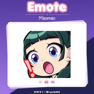 Maomao surprised emote // for Twitch, Discord, Youtube