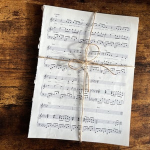 Bundle Over 50 Vintage Music Sheets | 1900s Music Sheets, Junk Journal Supply, Music Ephemera, Music Pages