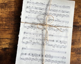 Bundle Over 50 Vintage Music Sheets | 1900s Music Sheets, Junk Journal Supply, Music Ephemera, Music Pages