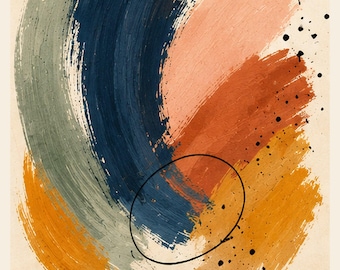 Impulse Abstract Giclée Fine Art Print, Modern Minimalist Wall Art, FORM AND RHYTHM Print, Layer and Light
