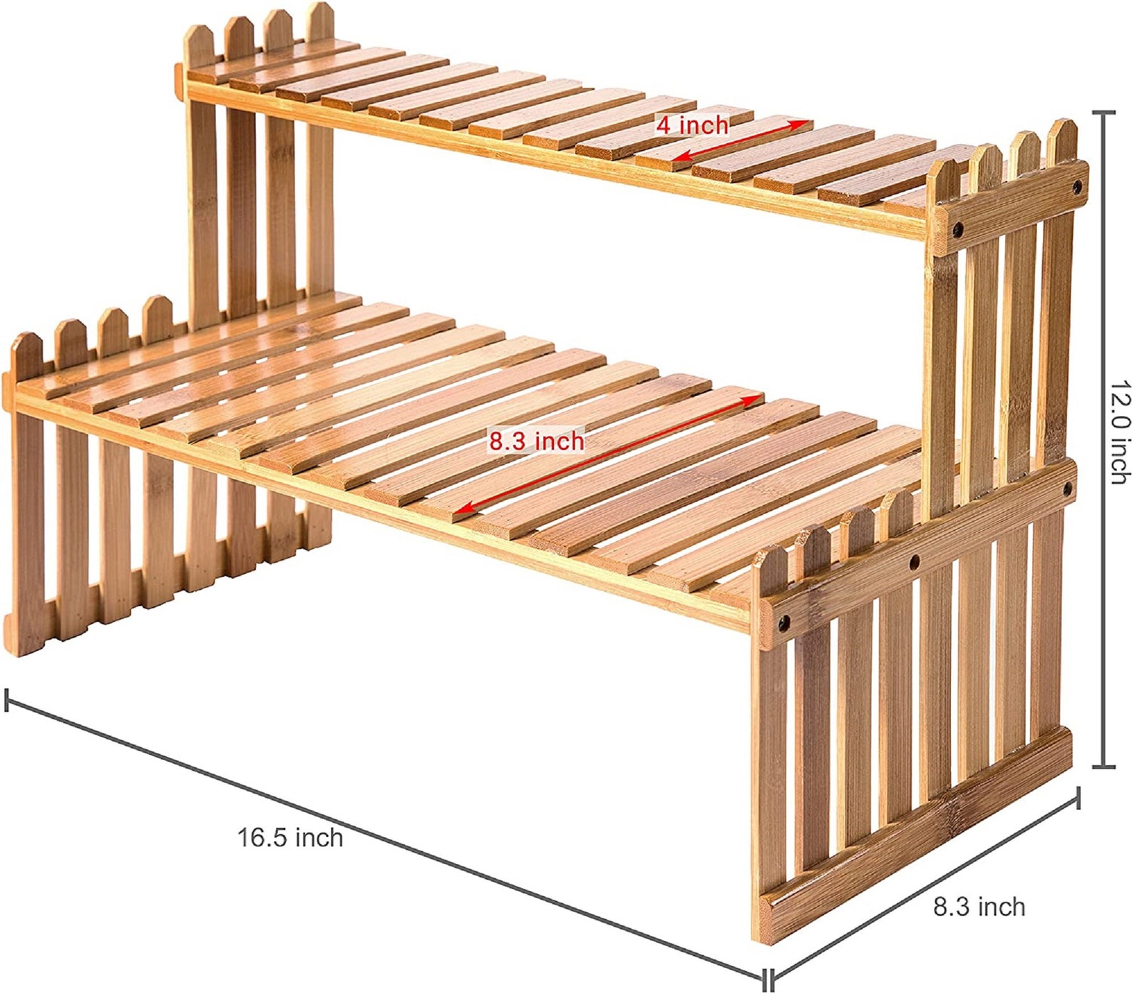 Bamboo Corner Shelf Indoor Plant Stand Floating Kitchen Etsy