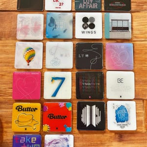 BTS Album Cover Magnets | BTS Album Magnets | BTS Fridge Magnets