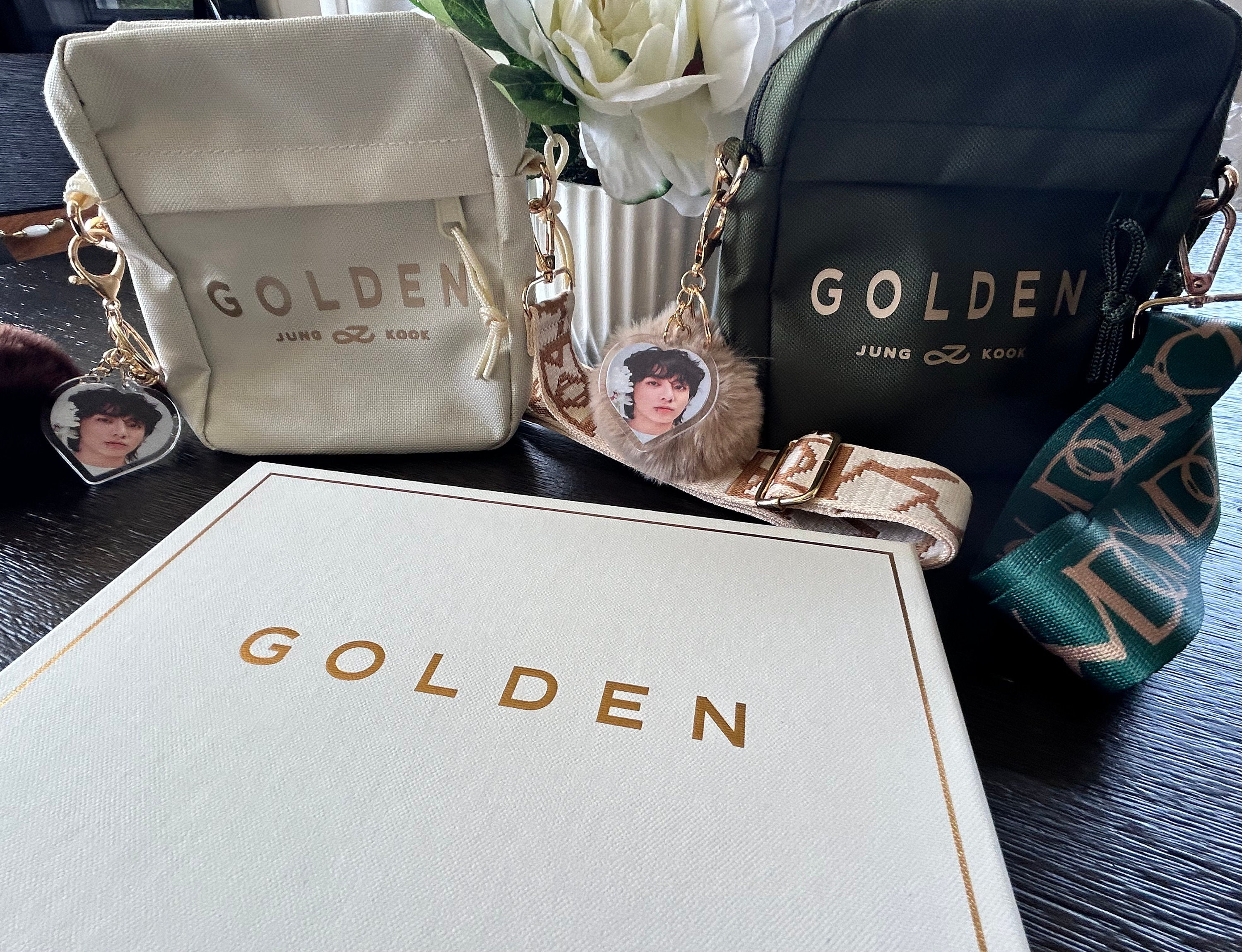 BTS JungKook GOLDEN ショルダーバック（防弾少年団 BTS☆ジョングク 