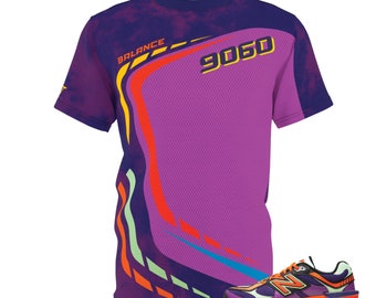 Camiseta a juego con New Balance 9060 Prism Purple Unisex Tee Sneaker tee