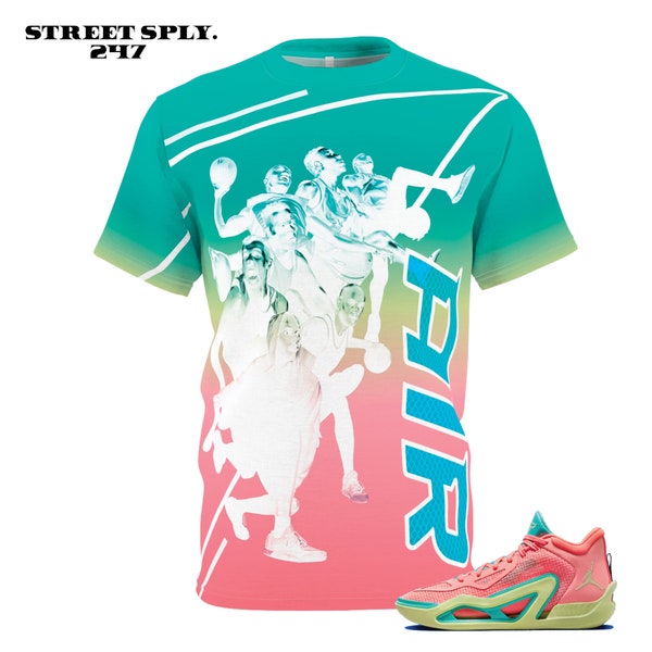 Jordan Tatum 1 Pink Lemonade Match Tee / Air Basketball Plays T-Shirts