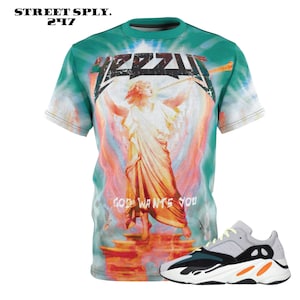Yeezy 700 Wave runner Shirts to match Sneaker Match Tees YEEZUS ANGEL