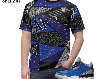 jordan 3 blue cement goat