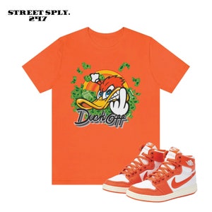 Jordan AJKO 1 Rush Orange Sneaker Match Duck Off Tee