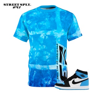 Nike Air Jordan 1 Retro High OG UNC Toe Match 23 Greatest of all time shirt
