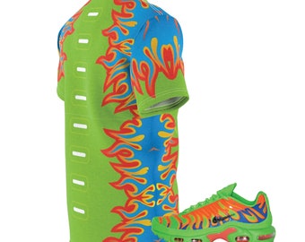 Supreme X Nike Air Max Plus Sneaker Match Fire skeleton Unisex Adult t shirt