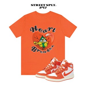 Jordan AJKO 1 Rush Orange Sneaker Match Heart Breaker Tee