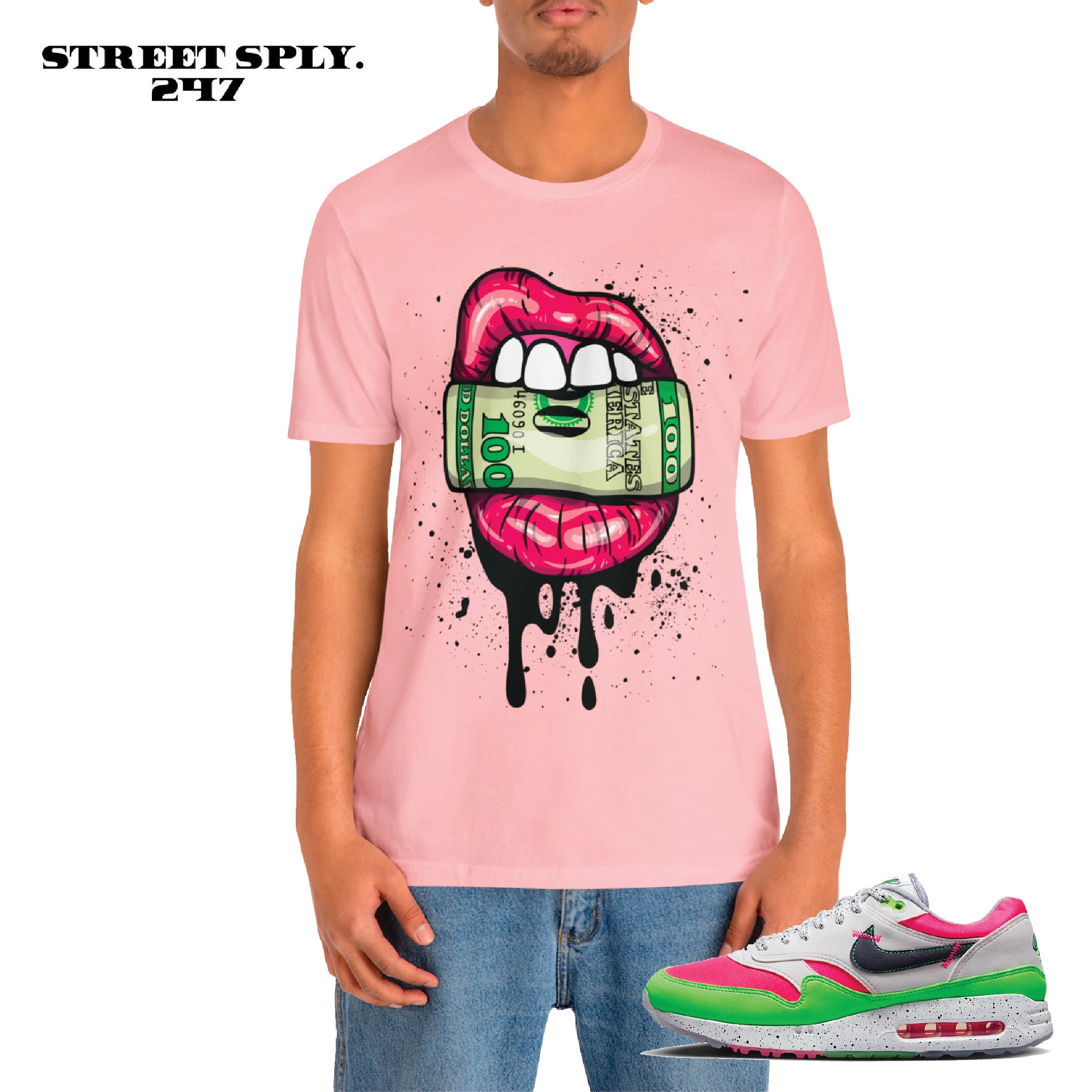 Nike Air Max 1 86 OG Golf Watermelon Match Tops Sneaker Match Dripping Money Tee Etsy UK