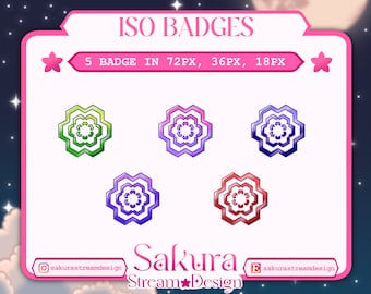 Iso Valorant Badges for Twitch/YouTube/Discord (Digital File)