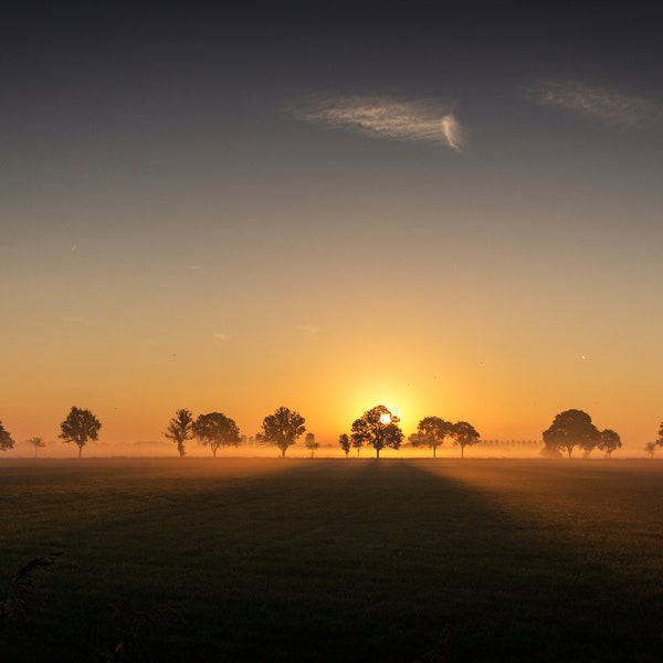 Guten Morgen - Sonnenaufgang in Ostfriesland