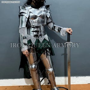 Knight Female Warrior Queen Armor Costume/Custom Fit Accessories Ultimate Battle-Ready Queen Armor Suit Larp & Cosplay Armor/Gift For Her