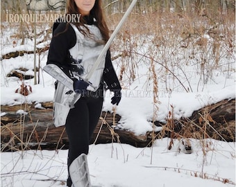 Handmade Women's Medieval Knight Armor: Full Body Cosplay Suit