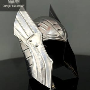Thor Helmet Replica/Norse God Battle Helmet/Norse Mythology Warrior Helmet/God of Thunder Cosplay Headgear/Fantasy Viking Cosplay Prop/Gift