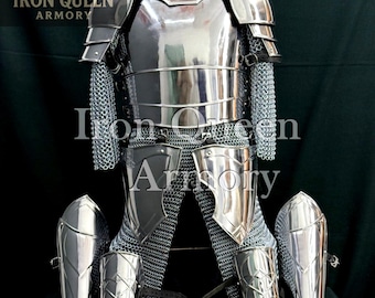 Full Steel Female Armor Suit | Lady Knight, LARP Cosplay