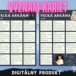 Veja o tarotu do kariet | Veľká a malá arkána vysvetlenie | Tarô Ťaháky | Cartas de Tarotove | Produtos digitais | pomoc pri učení tarotu | tarô