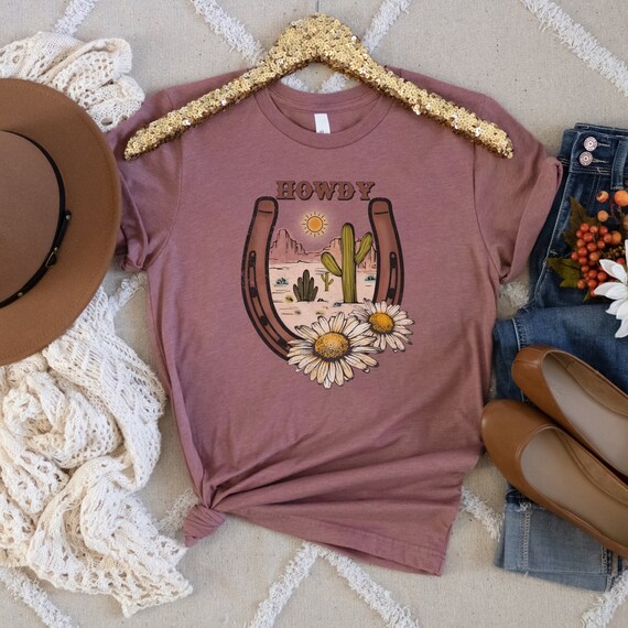 Women's Western Tshirtvintage Western Women's Etsy