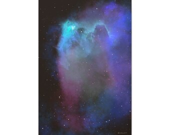 Ready to Hang Canvas - Giclée Wall Art Home Decor - Original Space Nebula Star Art Print Made in USA