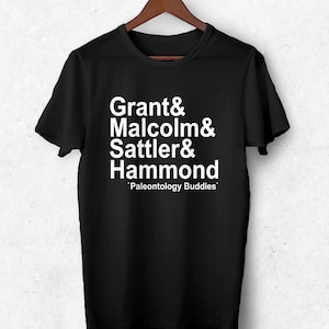 Paleontology Buddies T-Shirt: Jurassic Park Inspired Organic Cotton