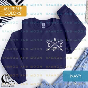 Dad Fishing Sweatshirt, Fishing Dad Sweatshirt TH1053