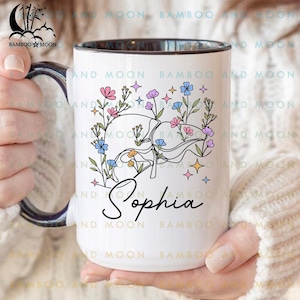 Personalized Floral Liver Mug, Liver Transplant Mug, Liver Support Mug, National Liver Awareness Month TH0978