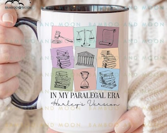 Personalized Paralegal Mug, In My Paralegal Era Mug, Law Office Worker Gift TH1393