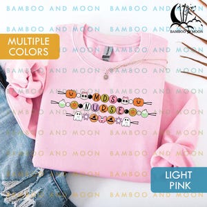 MDS Nurse Halloween Sweatshirt, Bracelet MDS Nurse Halloween Sweatshirt, Minimum Data Set Nurse Sweatshirt TH1595-27