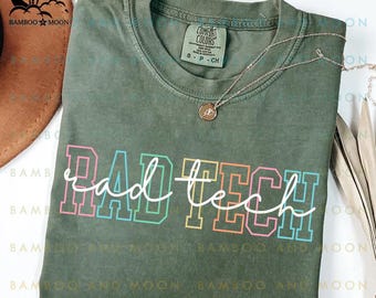Rad Tech Shirt,Radiologic Tech Shirt, Radiology Tee, Rad Tech Gift, Xray Tech Shirt, Radiologist Gift TH0686