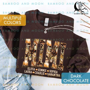 Personalized Pumpkin Mimi Sweatshirt, Spooky Mimi Sweatshirt, Mimi Halloween Sweatshirt, Custom Name Halloween TH1632-13