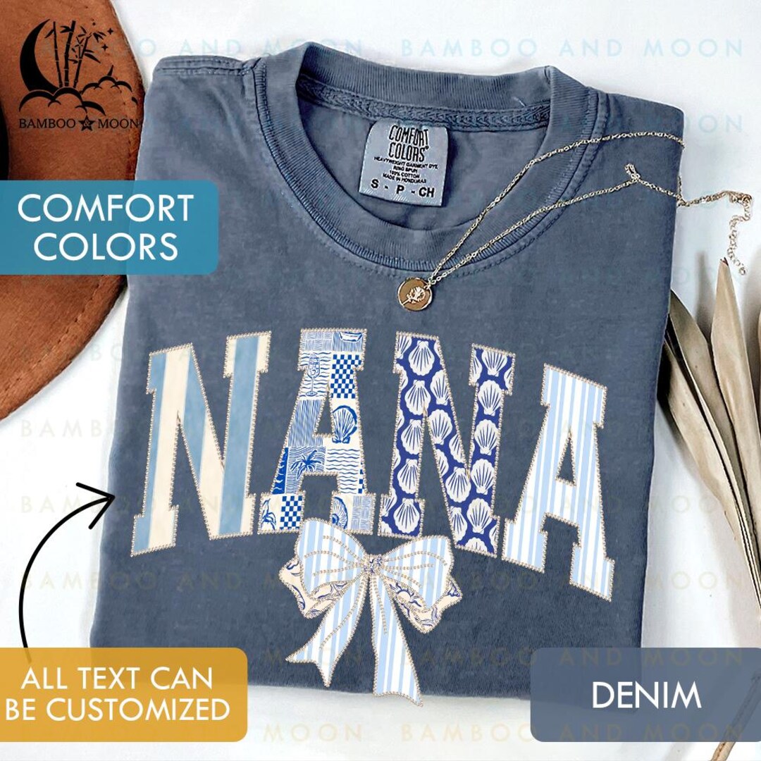 Personalized Summer Nana Shirt, Beach Nana Shirt, Ocean Nana Shirt
