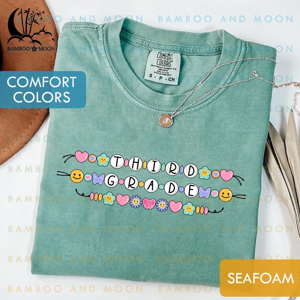 Third Grade Teacher Shirt, Back to School, 3rd Grade Crew, Teacher Teams Shirt, Friendship Bracelet Tee TH1403-2