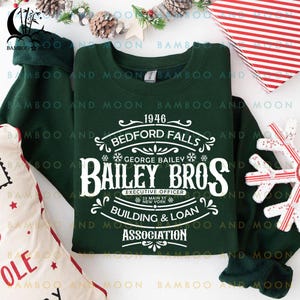 Christmas Movies Sweatshirt, It&#39;s A Wonderful Life Sweatshirt TH0203