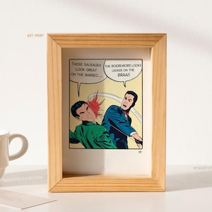South African Clap Art Print: Vintage SAFFA Comic Book Style Giclée