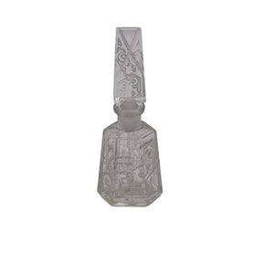 Cut Crystal or Glass Perfume Bottle