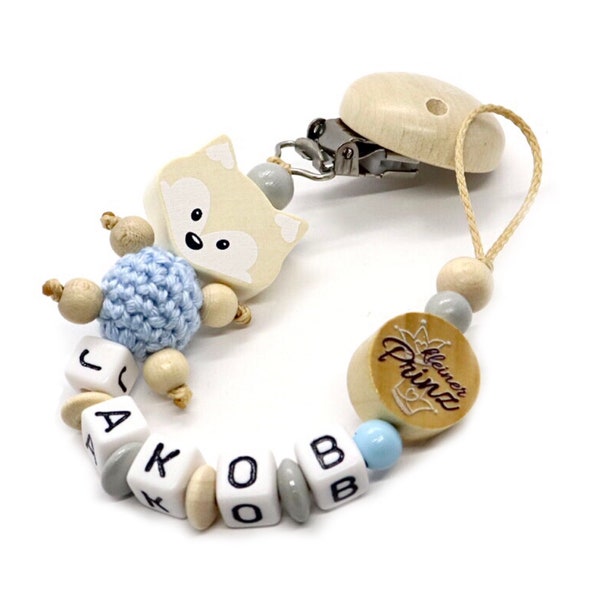 Pacifier chain named | Pacifier chain personalized | Pacifier chain with names for girls and boys