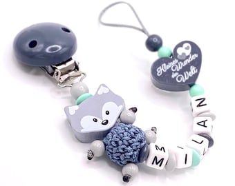 Personalized Pacifier Chain | Pacifier Chain with Name | Pacifier Chain with Name for Girls and Boys