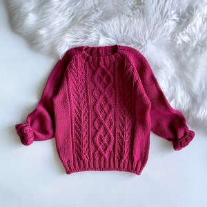 Knitted sweater, kid sweater, baby sweater, alpaca wool, adult sweater, hypoallergenic, kids&#39; clothes, handmade, unisex, handknitted