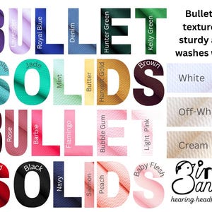Bullet Solids - Hearing Headbands