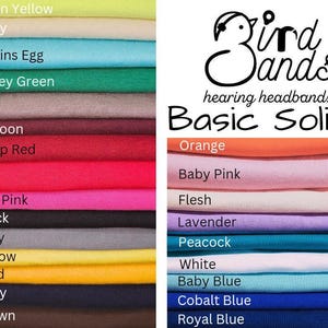 Basic Simple Solids Jersey Knit - Hearing Headbands